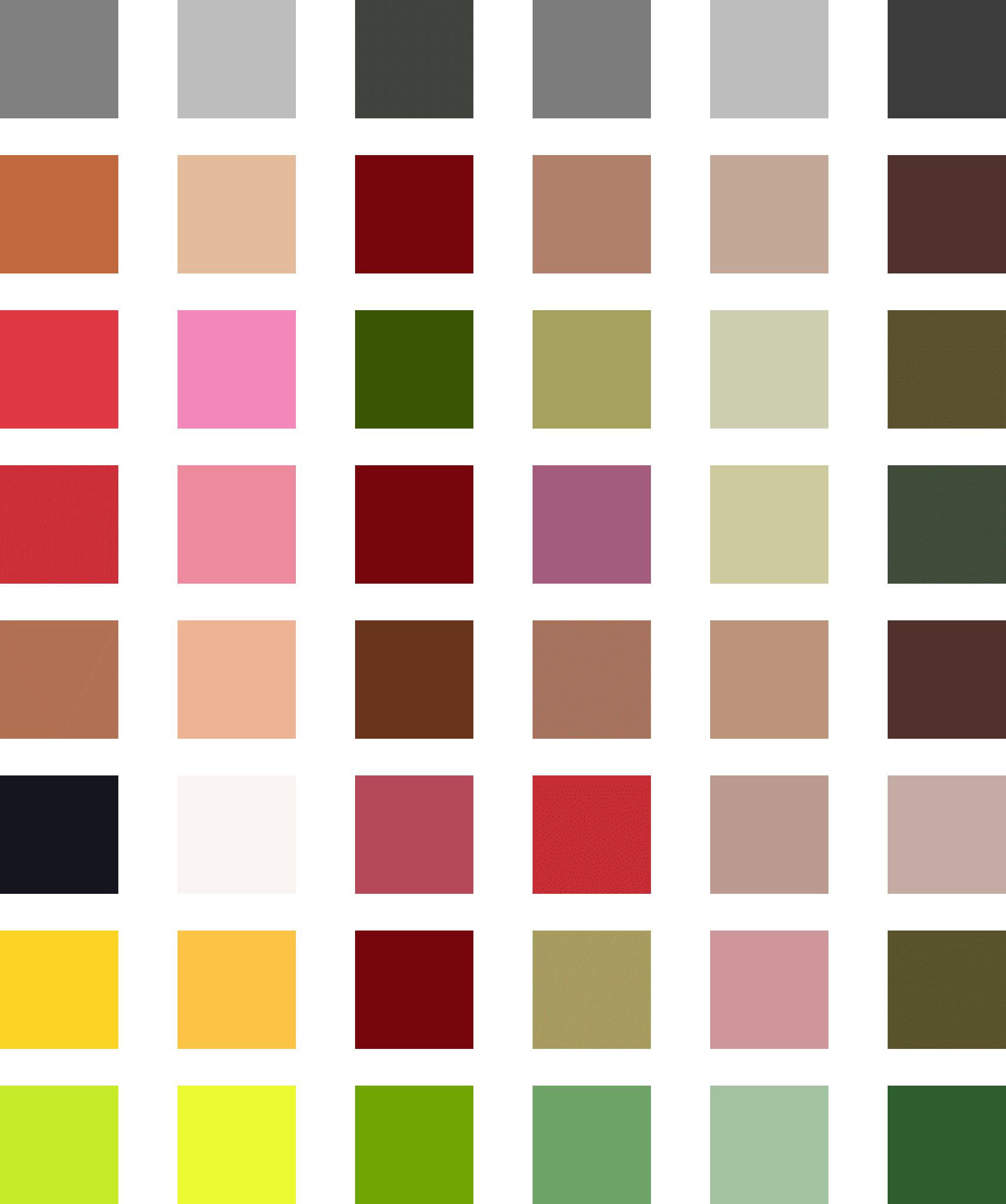 GAAM mood board, details