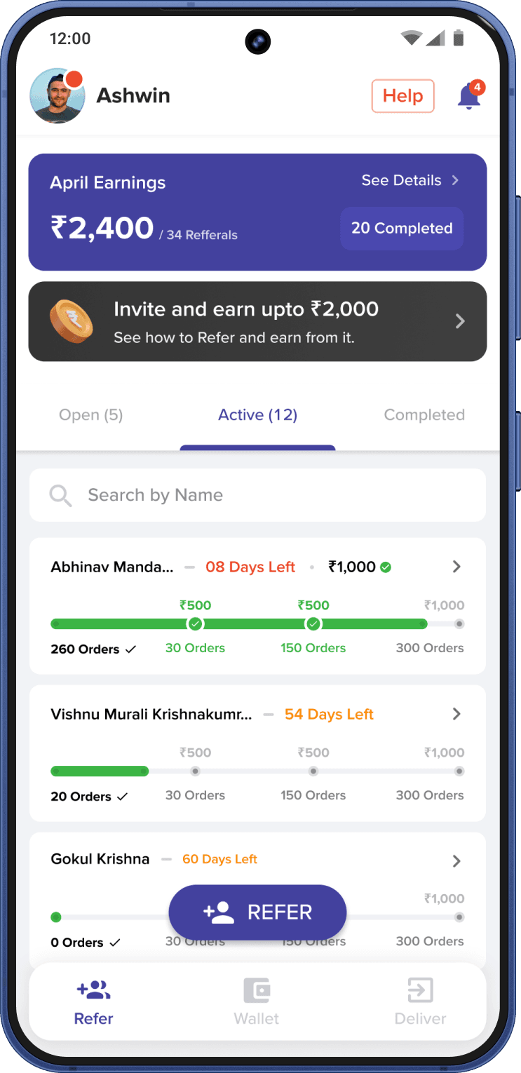 Loadshare Rider refer and earn